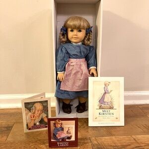 American Girl Kirsten Larson Doll vintage Pleasant Company and Meet Kirsten book